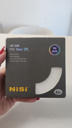Unopened NiSi True Color CPL 82mm Pro Nano Circular Polarising Filter
