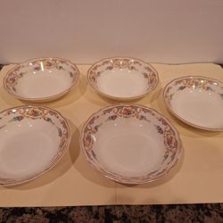 5 Vintage Mount Clemens "Mildred" Dessert or Fruit Bowls