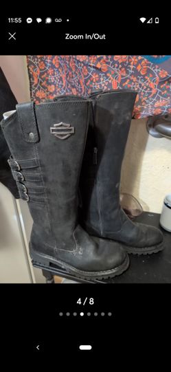 Size 7 Women’s Harley Davidson Riding Boots Brand New 