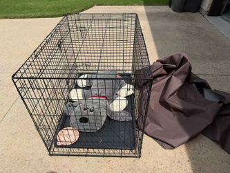 XL Dog cage / Kennel with cover