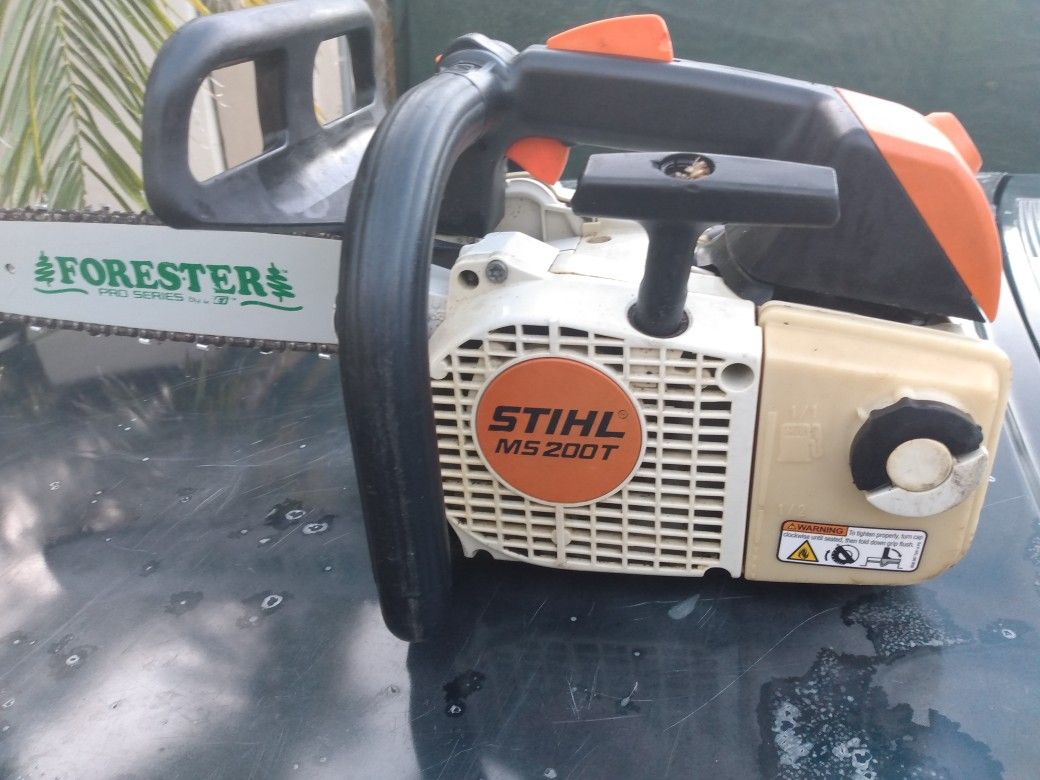 Sthils Ms200t Commercial Gas Powered Top Handle Tree Climbing Chainsaw