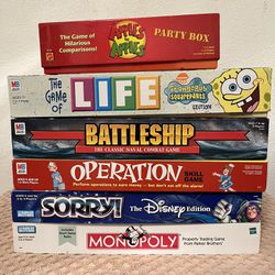 USED board games (YOUR COICE $10 EACH)