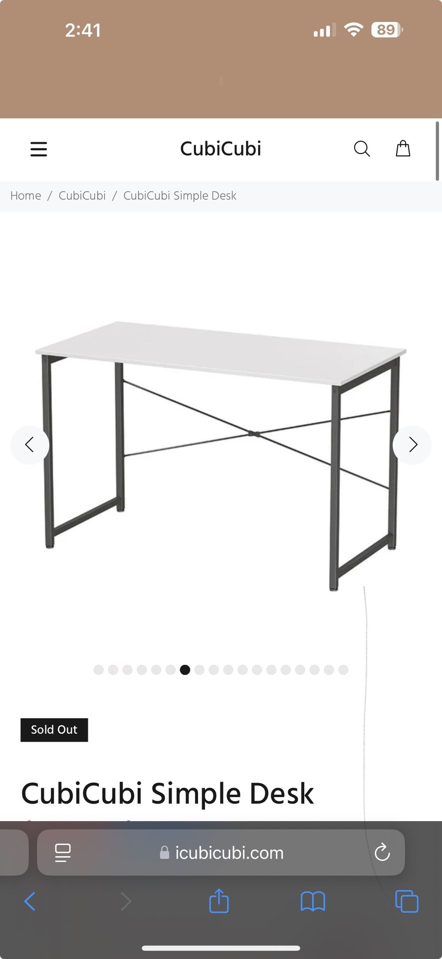Cubicubi 40” Desk
