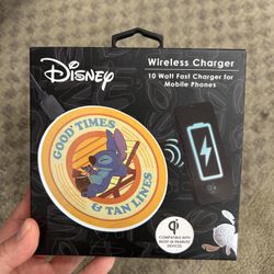 NWT Disney stitch wireless charger 