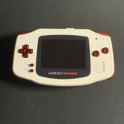 Gameboy Advance Laminated Backlit IPS LCD Screen GBA Nintendo Custom mod With FIRE RED VERSION