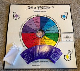 Jacqueline Stallone “Tell a Fortune” Complete Fortune-Telling Game Set – Rare Vintage Collectible
