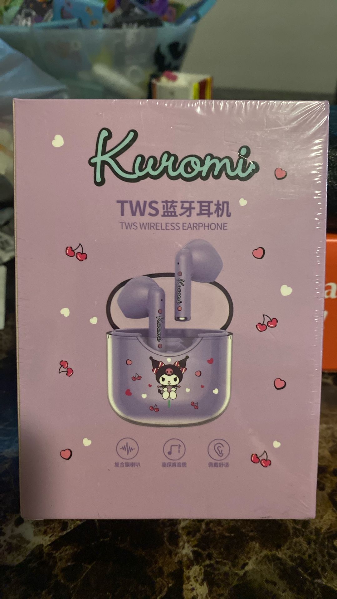 Sanrio Licensed Kuromi Wireless Earphones / Earbuds
