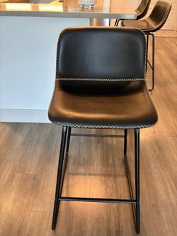 3 Modern Counter Height Bar Stools – $100