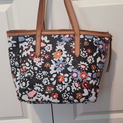 Fossil Floral Bag