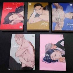 New Jealousy English Manga Yaoi Explicit Volumes 1-5
