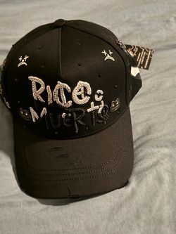 Rico Muerto Black Rhinestone Baseball Cap
