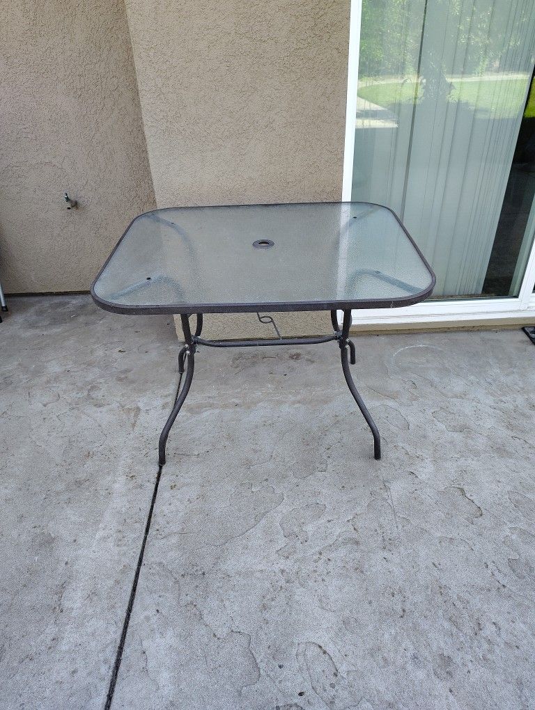Glass table