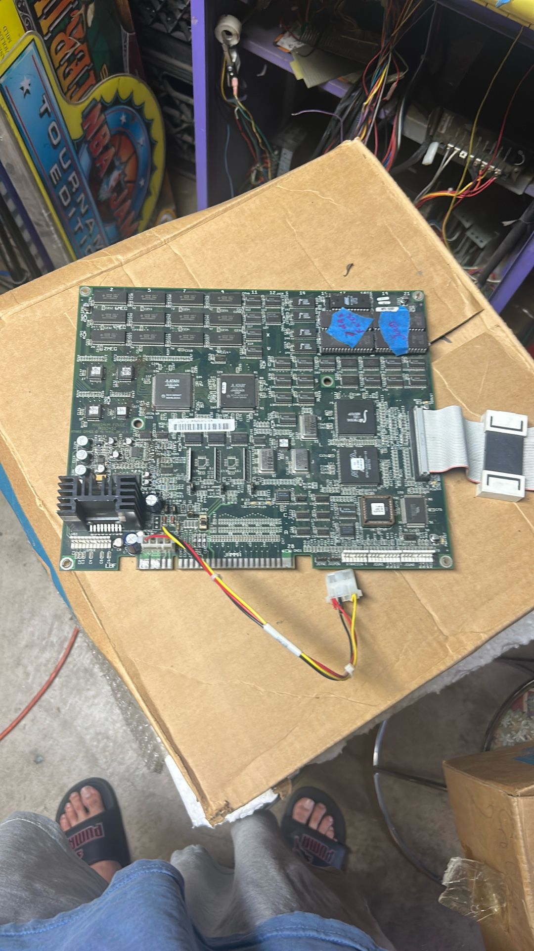 Maximum Force Atari Arcade Video Game Pcb Board C141 