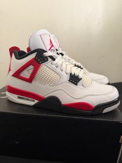 Air Jordan 4 Retro Red Cement Sneakers