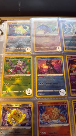 Pokémon Radiant Card Lot – 9 Cards