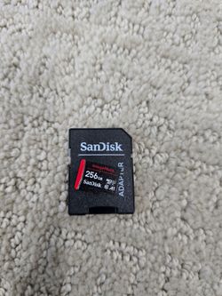 NEW SanDisk 256GB micro SD card!