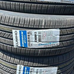 235/55R18 Set Of 4 Kumho Hp71 New Tires