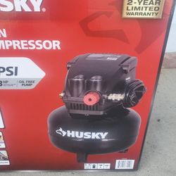 Husky 3 Gallon Air Compressor 120 PSI Oil Free