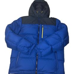Polo Ralph Lauren Mens L Blue Down Puffer Jacket NWT 