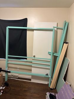 Queen size canopy bedframe