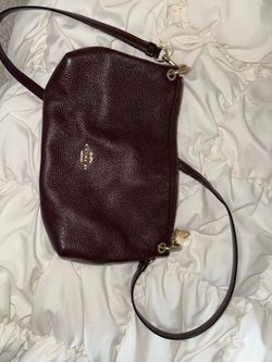 Coach bag maroon