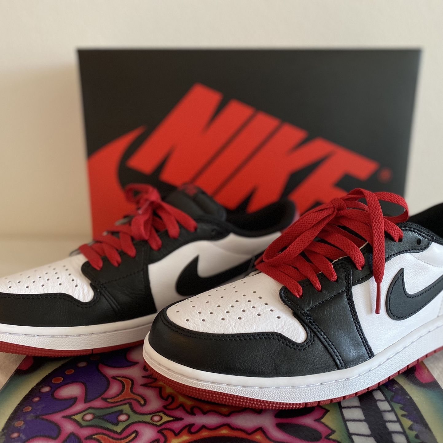 LV x Travis Scott x Air Jordan 1 Low Custom made Red White for Sale in  Jacksonville, FL - OfferUp