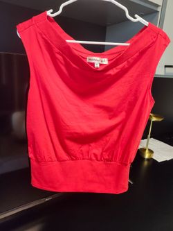Red Madden Girl Sleeveless top