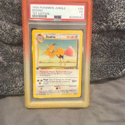 PSA 5 MINT Dodrio 1999 Jungle 1st Edition Pokemon Card 34/64