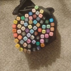 Touch Sketch Twin Marker Set Of 80 PC Broad And Fine Tips BRAND NEW