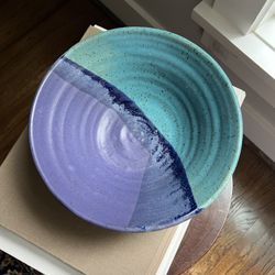 Handcrafted Abstract Accent Bowl ( firm on price ) 