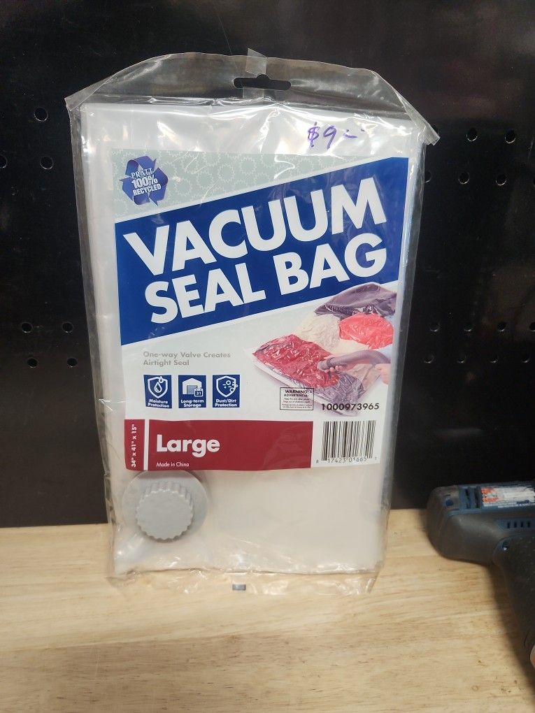 Large Clear Plastic Vacuum Space Saver Storage Bag