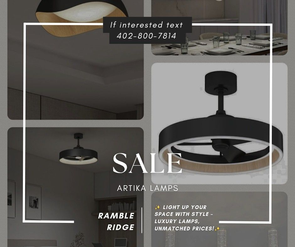 Artika Modern Led Lamps, Fans, And Wall Panels