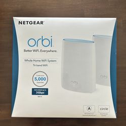 Netgear Orbi Tri Band WiFi System New 