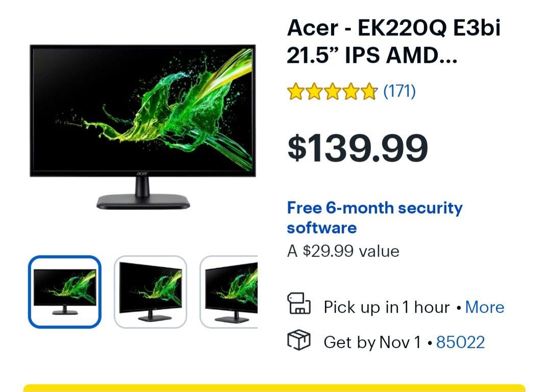 New In Box Monitor