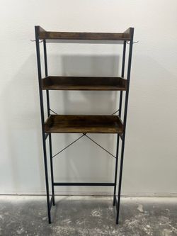 Modern Farmhouse Shelf Wood and Metal