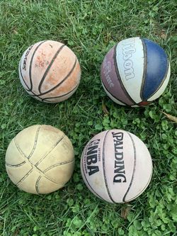 Basketballs , Soccer Balls. 