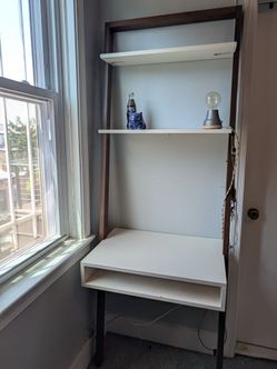 West Elm Ladder Shelf Wall Desk