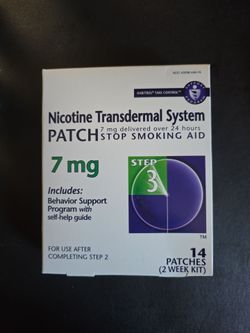Nicotine transdermal patches