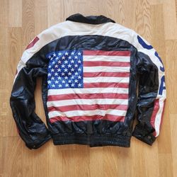 USA Leather Coat 