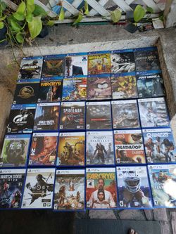 $40! Per Game. Or buy 3 & get 1 Free $120! For 4. Playstation 5 PS5 Games. Only Black ops 7 is $60!. PS4 Steelbook are $60! Each or 2 for $100! Metal
