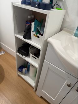 TALL BATHROOM SHELF