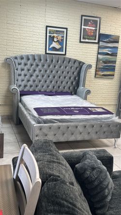 New Queen Bed frame luxury style $799 king size $899🔥🔥🔥
