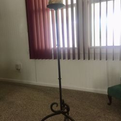 Wrought Iron Tall Candle Holder