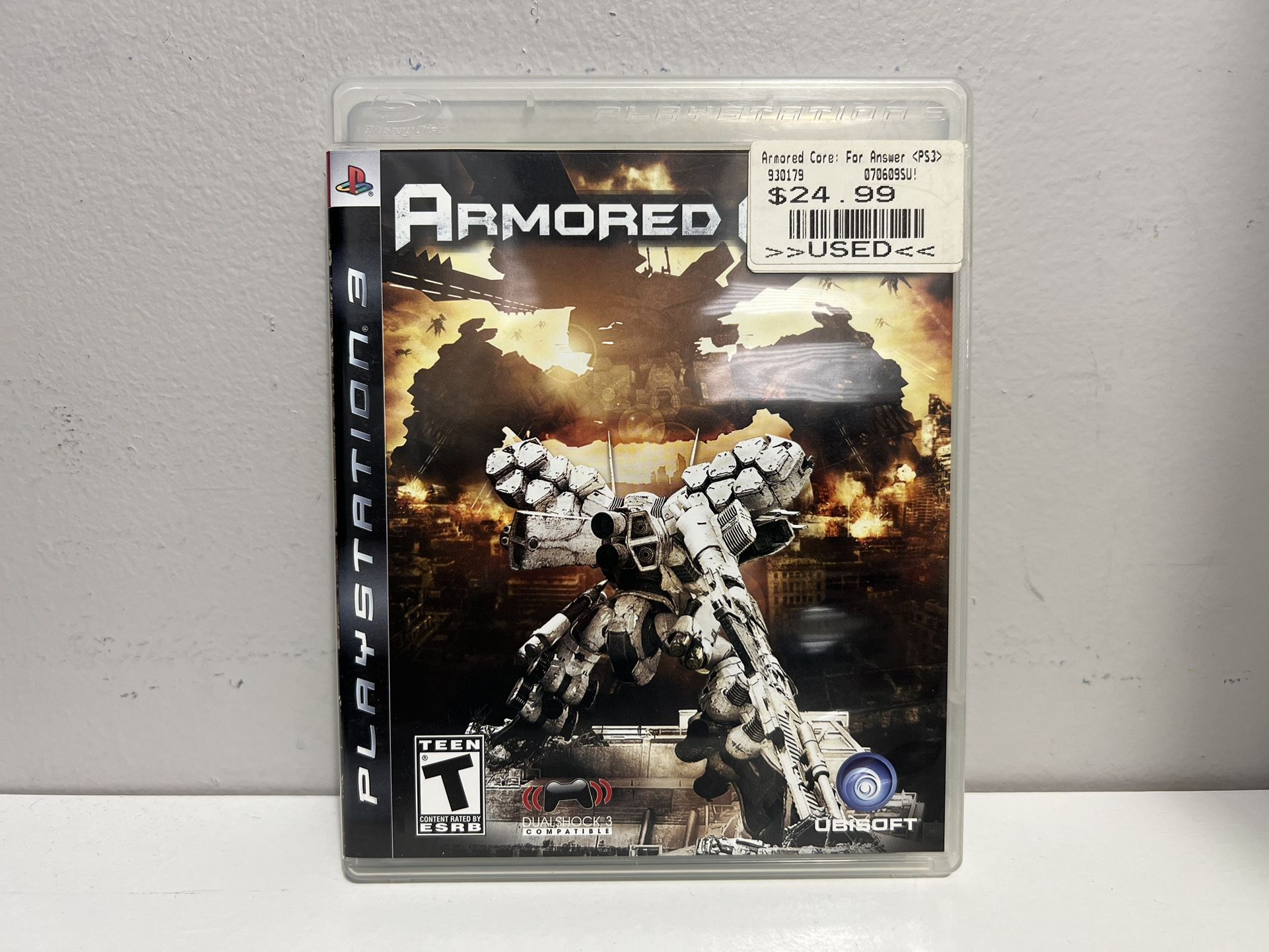 Armored Core: For Answer (Sony PlayStation 3, 2008) CIB PS3 Tested/Working  RARE