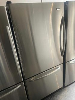 Kenmore Bottom Freezer Fridge Stainless Steel