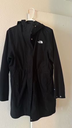 The North Face Black Hooded Rain Jacket