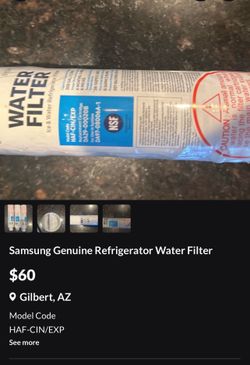 Genuine Samsung water filter