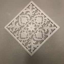 Home Decor Wall  30 Inch X 30 Inch White $15