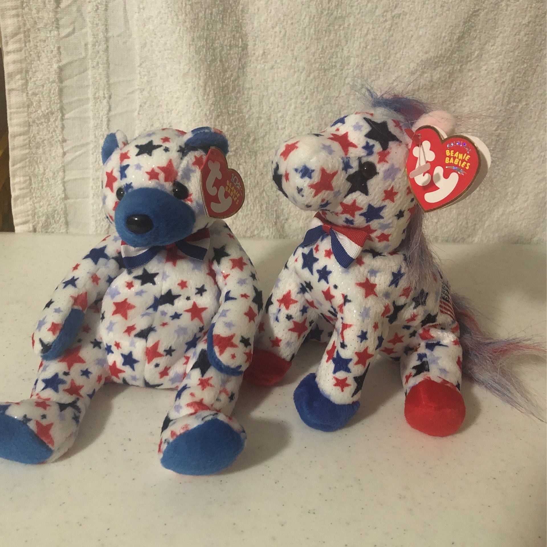 TY 2003 Beanie Babies Political Bears