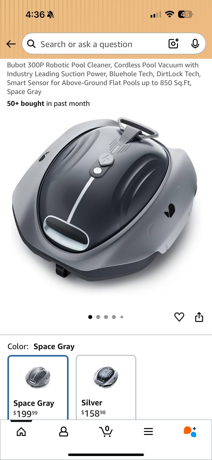 New Cordless Pool Vacuum (Never Used!)